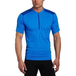 Salomon Men's Cosmic Smartskin Zip Tee Size Large Blue Quarter Zip Sports Water